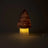 Kleine Nachtlampe Pilz Lavendel