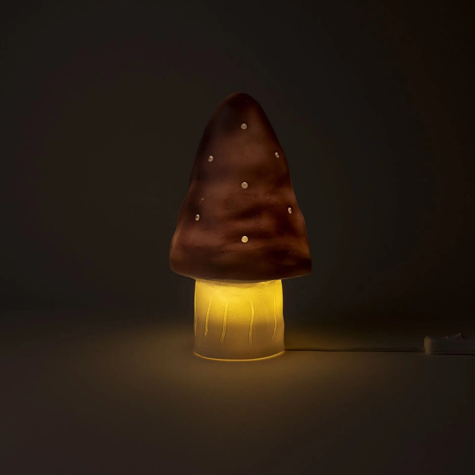 Small Lavender Mushroom Night Lamp