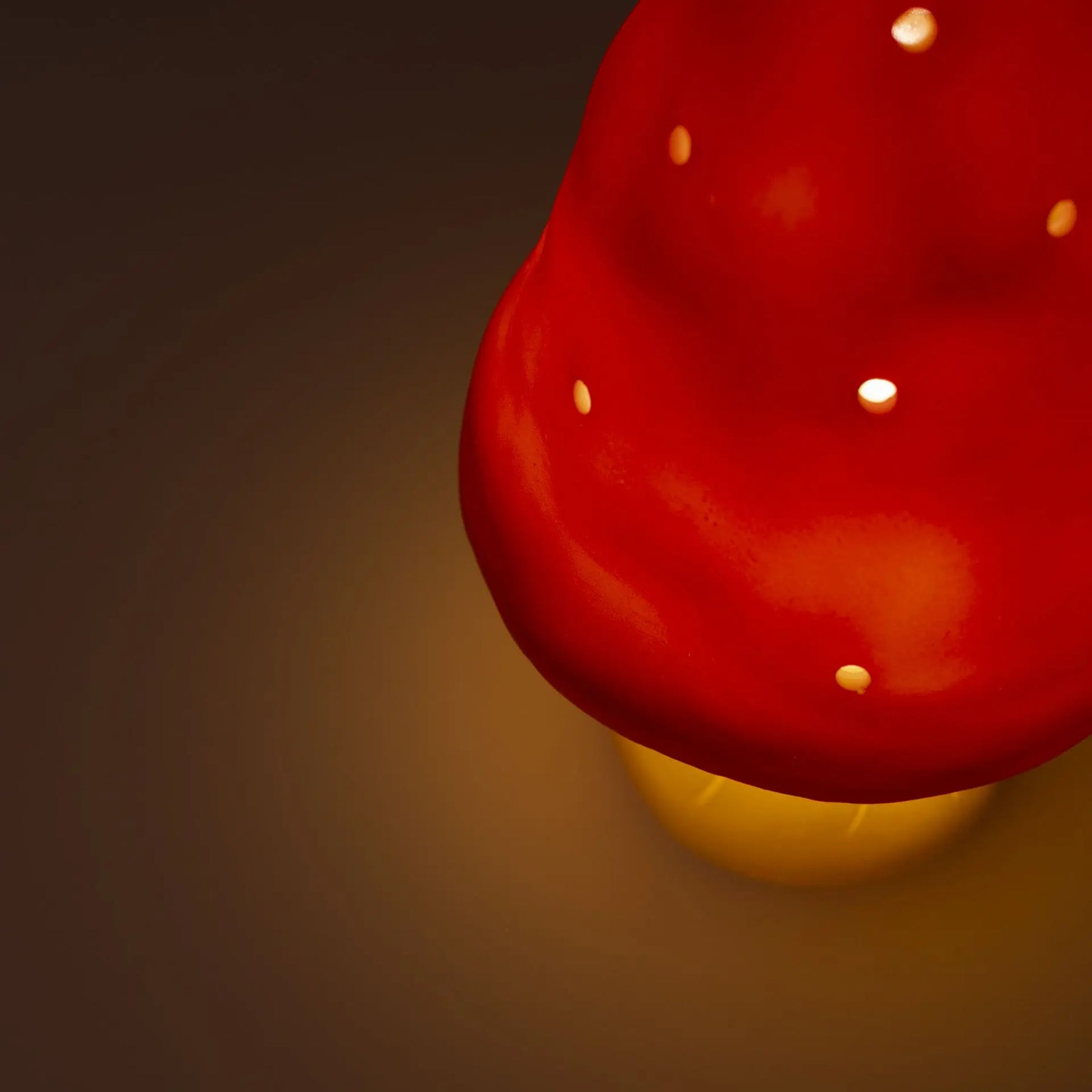Kleine Nachtlampe Pilz Rot