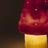 Petite lampe veilleuse Champignon Rose
