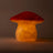 Große Nachtlampe Pilz Rot