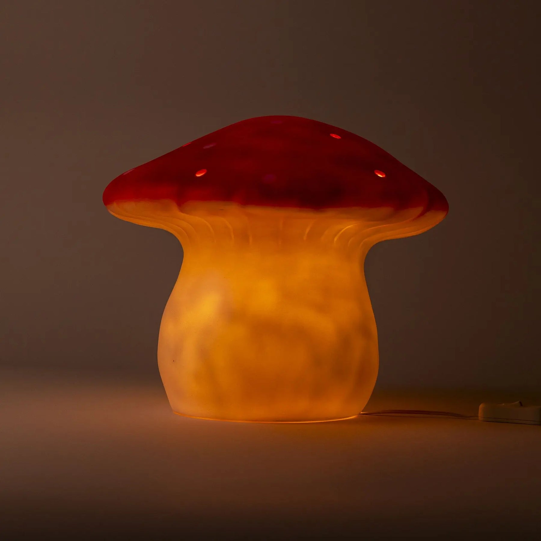Große Nachtlampe Pilz Rot