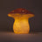Große Nachtlampe Pilz Rosa