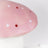 Große Nachtlampe Pilz Rosa
