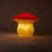 Mittlere Nachtlampe Pilz Rot