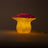 Mittlere Nachtlampe Pilz Rosa