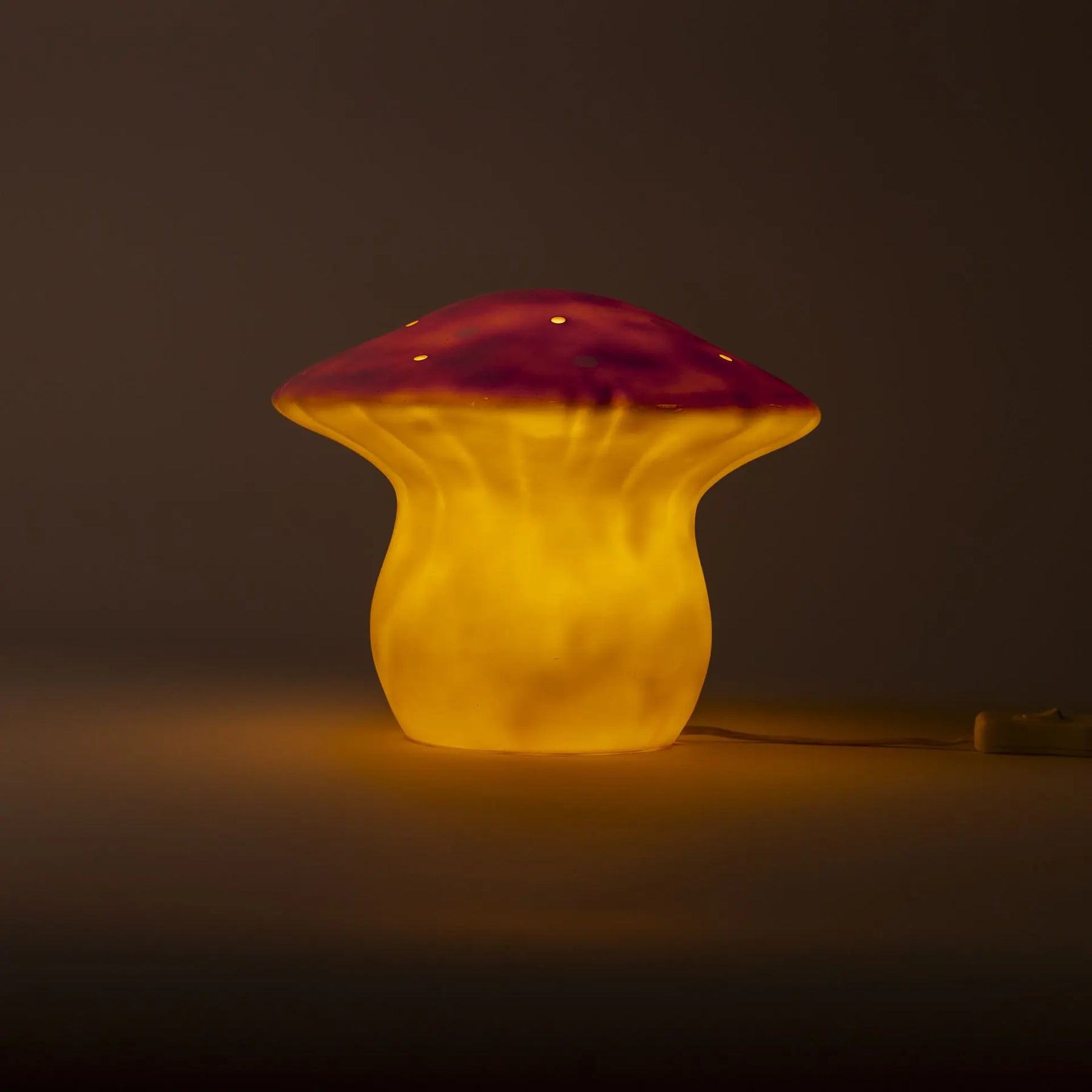 Mittlere Nachtlampe Pilz Rosa