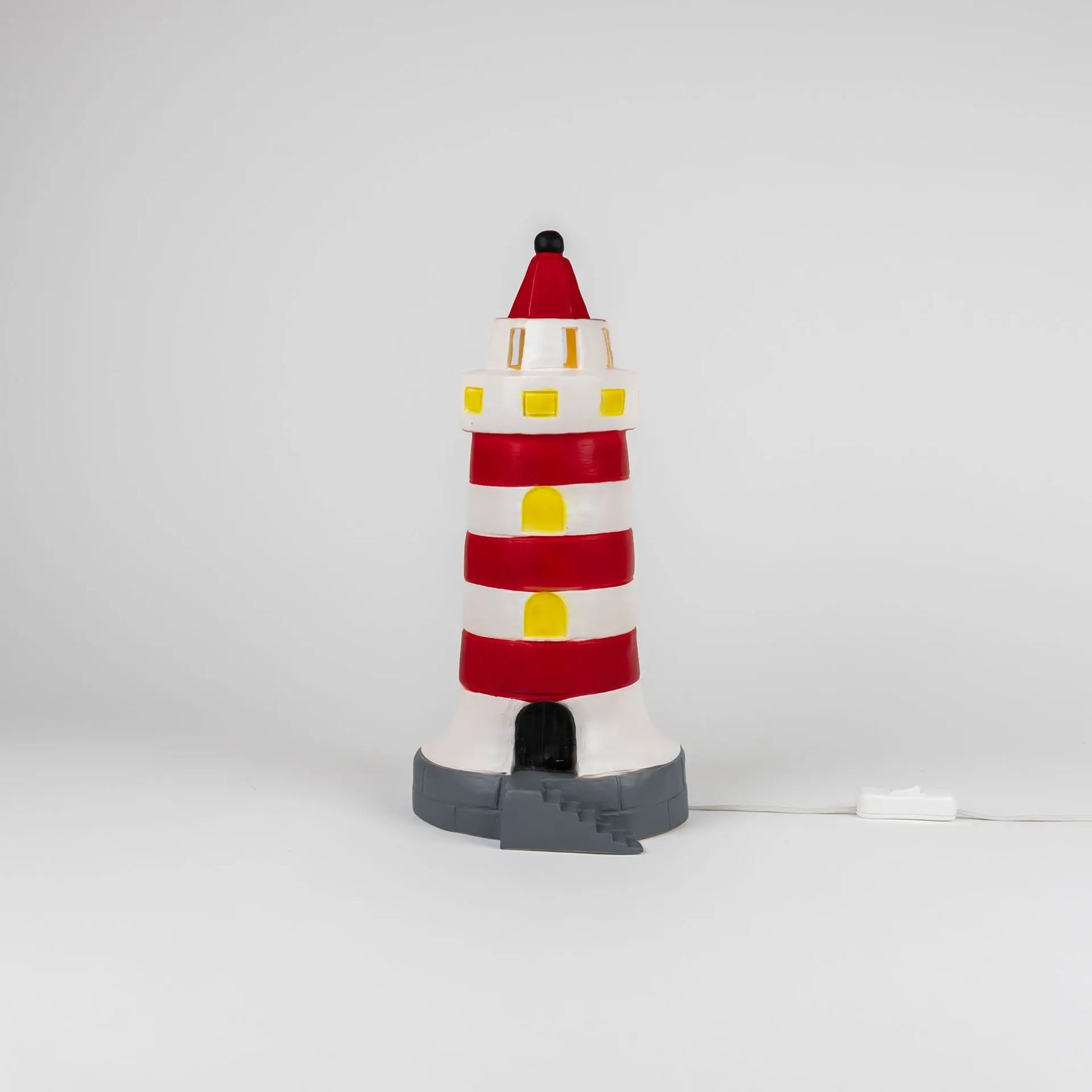Nachtlampe Roter Leuchtturm
