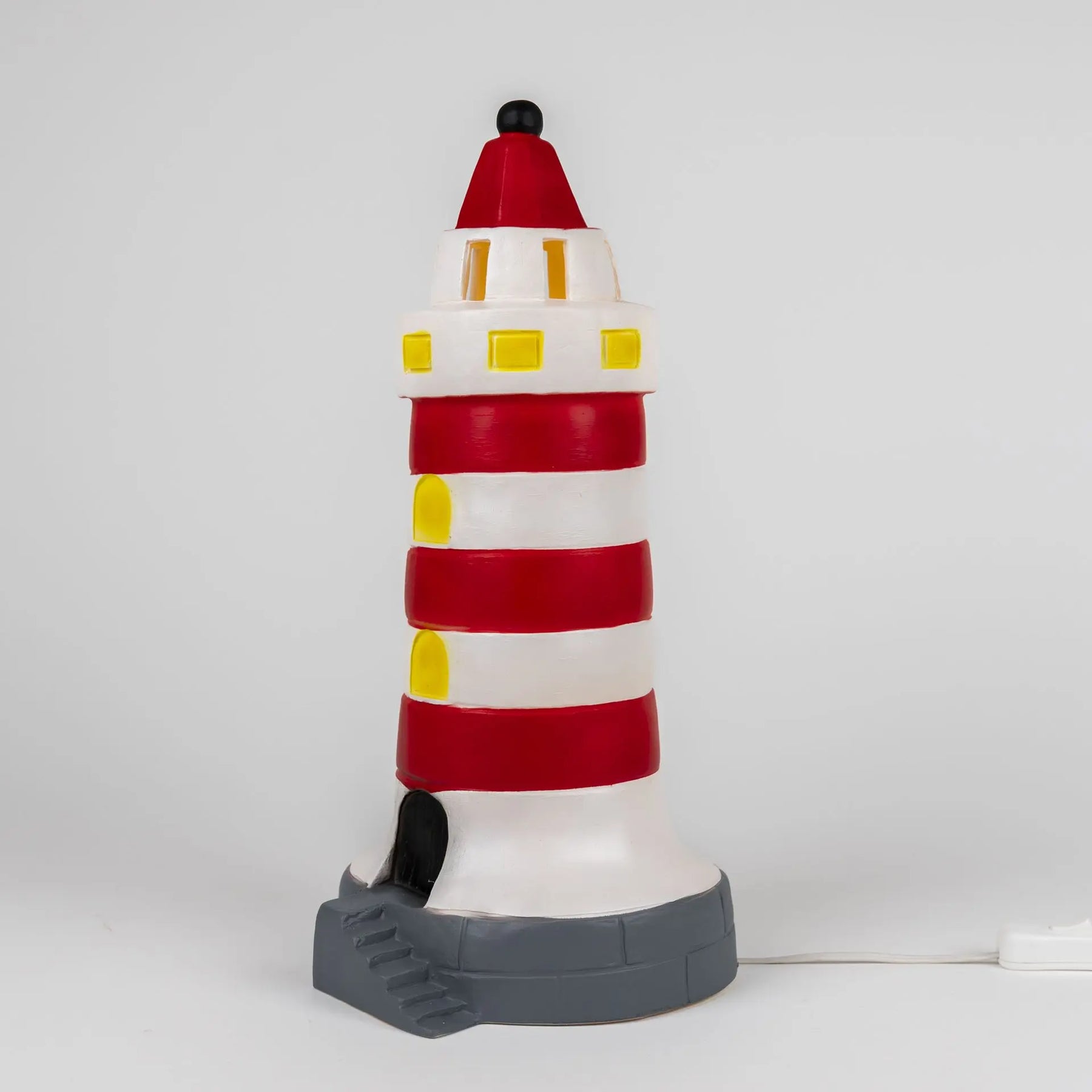 Nachtlampe Roter Leuchtturm