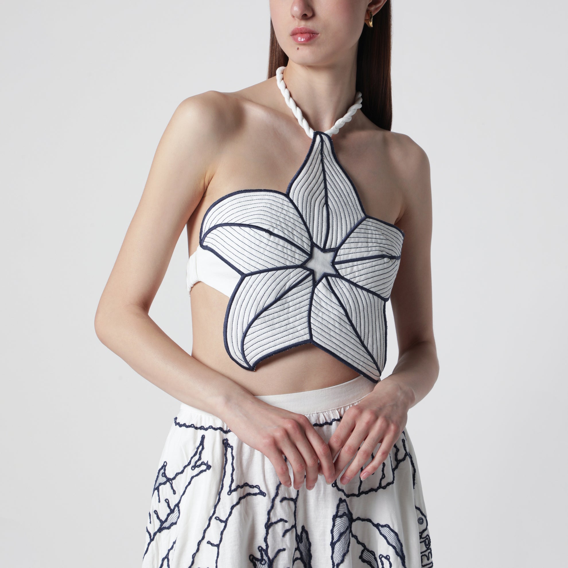 Top cropped Coast Stars in misto lino