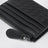 Porte-cartes zippé Intrecciato noir
