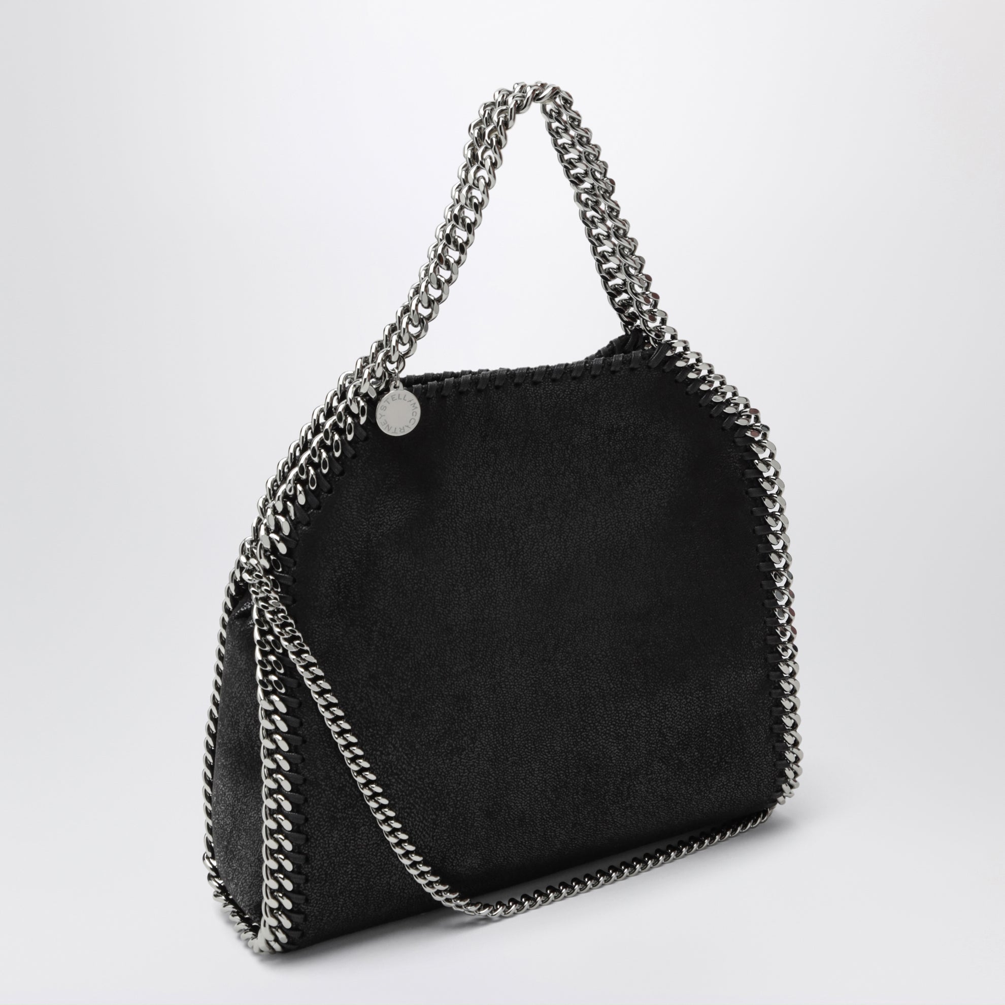 Sac Falabella Mini Tote noir/argent