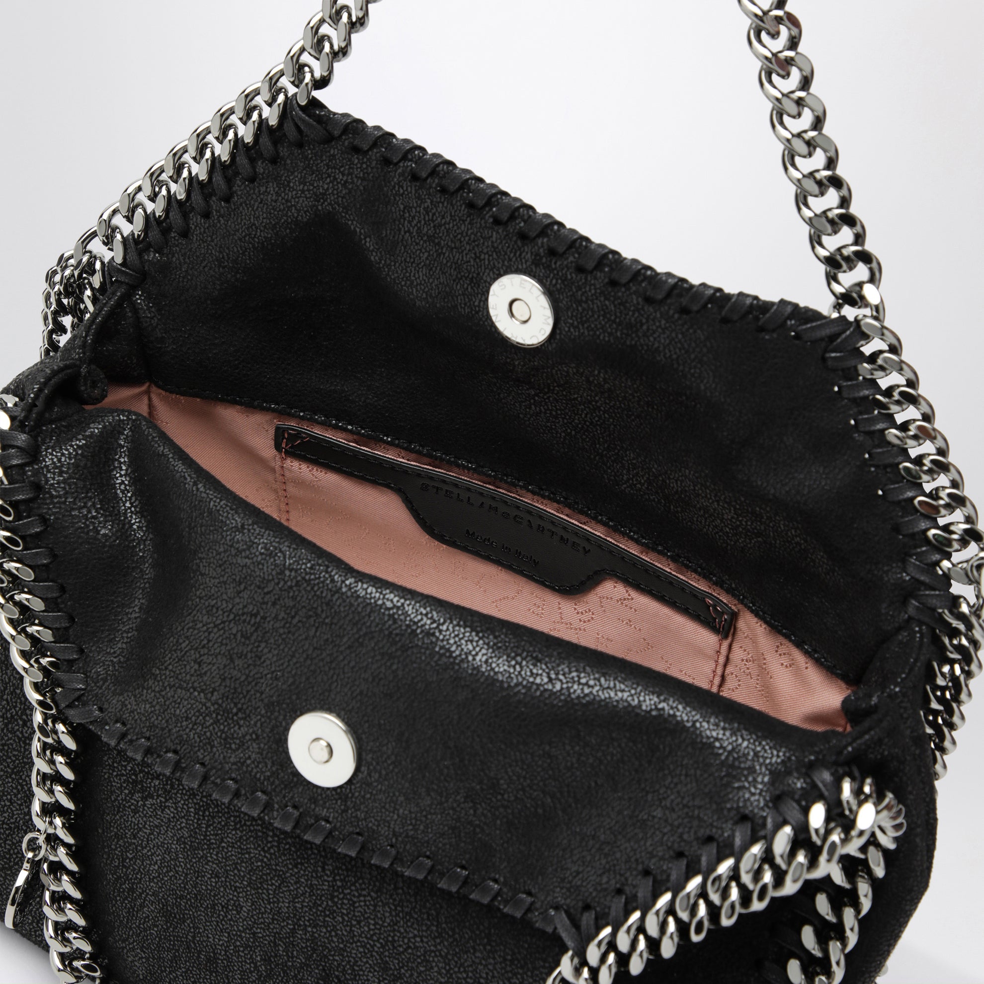 Sac Falabella Mini Tote noir/argent