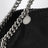 Sac Falabella Mini Tote noir/argent