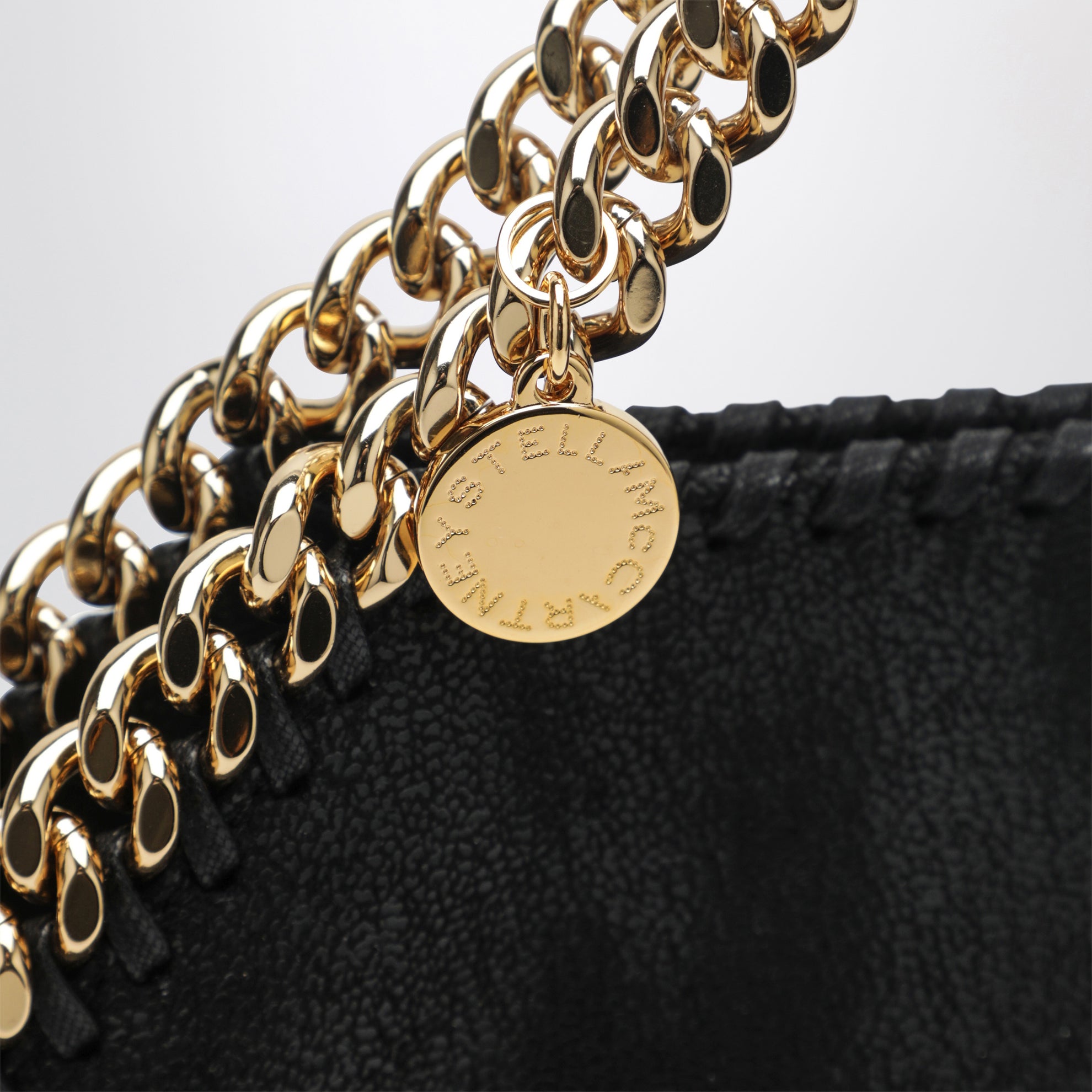 Black/gold Falabella Mini Tote bag