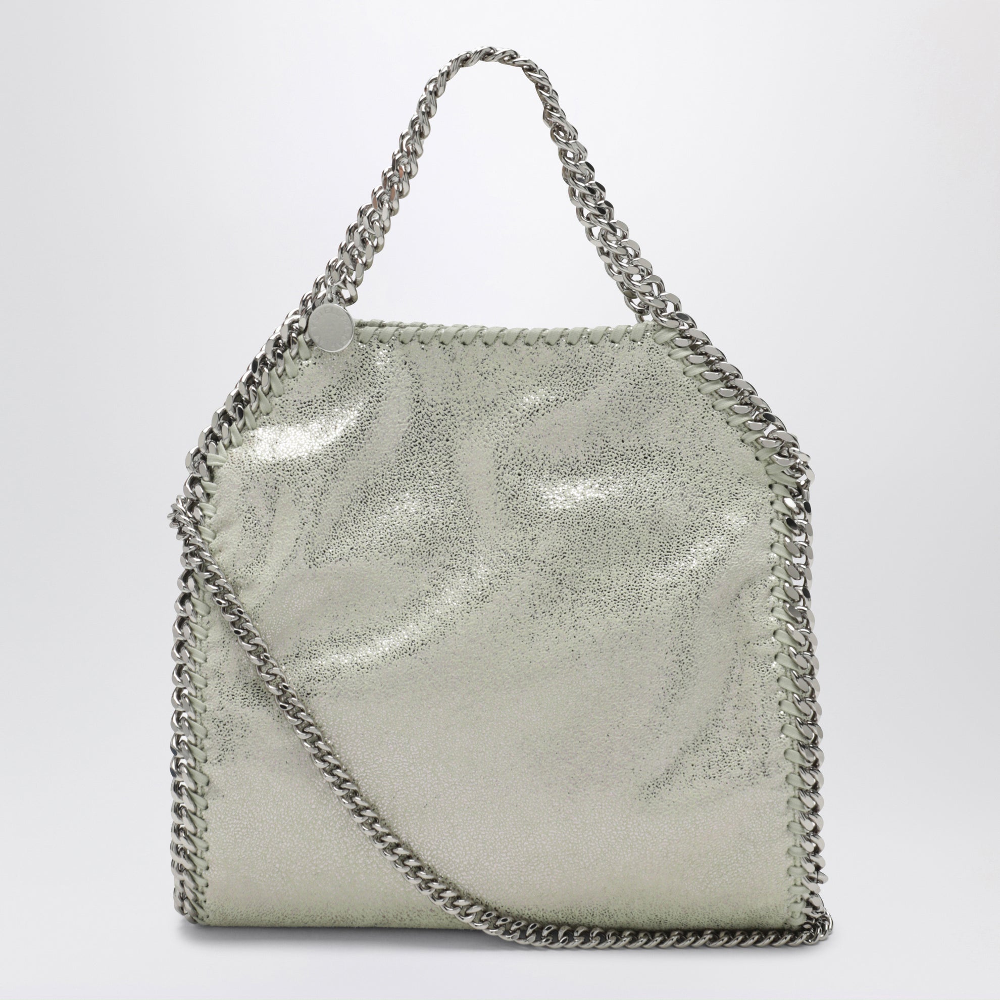 Borsa Tote mini Falabella verde lime chiaro