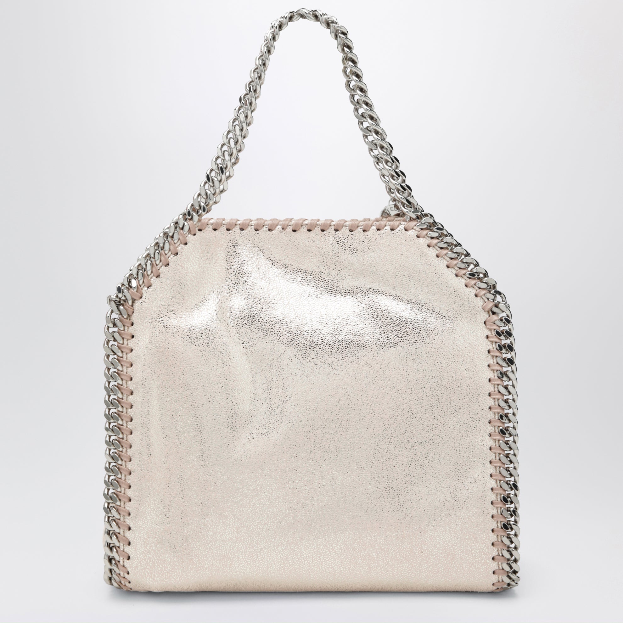 Borsa Tote mini Falabella rosa chiara