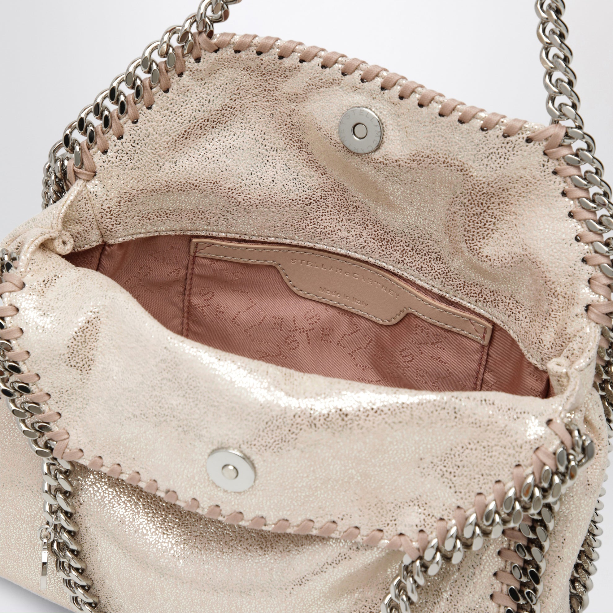 Borsa Tote mini Falabella rosa chiara