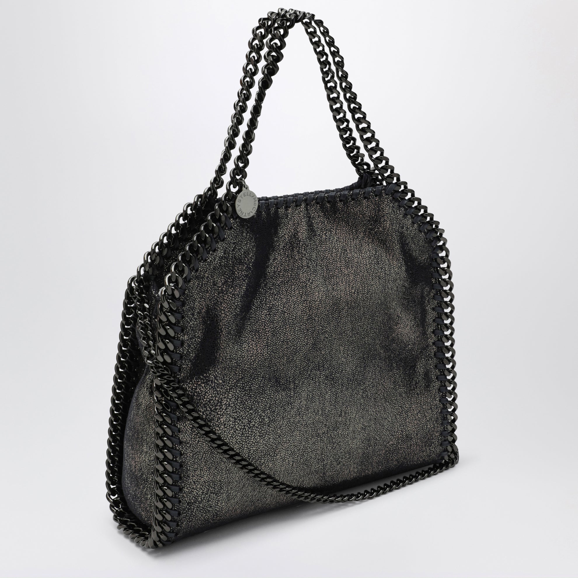 Falabella dark navy mini tote bag
