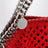 Sac cabas Falabella Mini rouge en maille