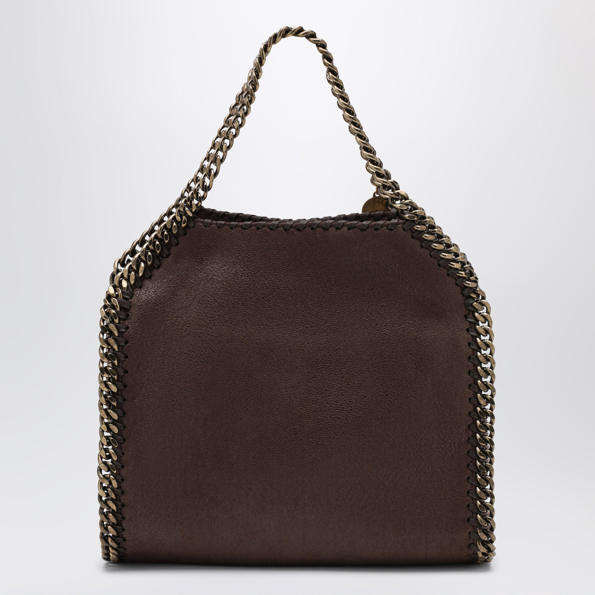 Borsa Tote mini Falabella color mogano
