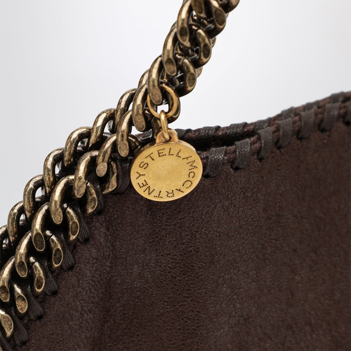 Borsa Tote mini Falabella color mogano