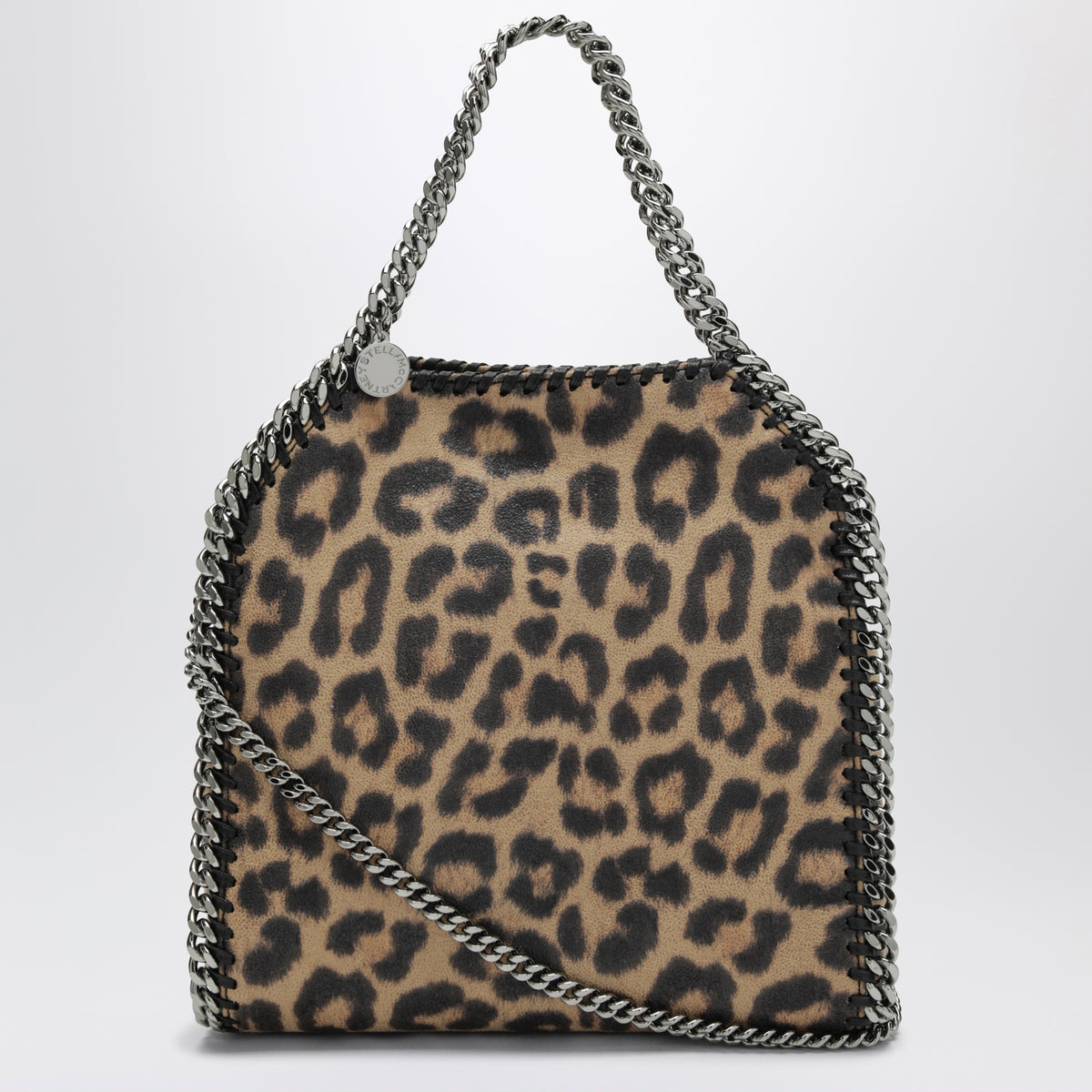 Borsa mini Falabella motivo leopardato