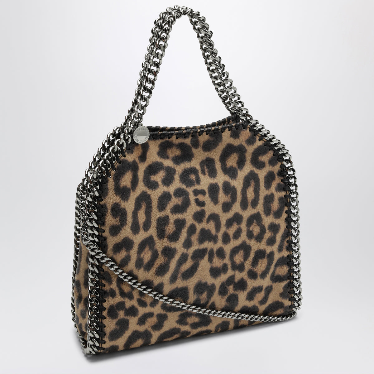 Borsa mini Falabella motivo leopardato