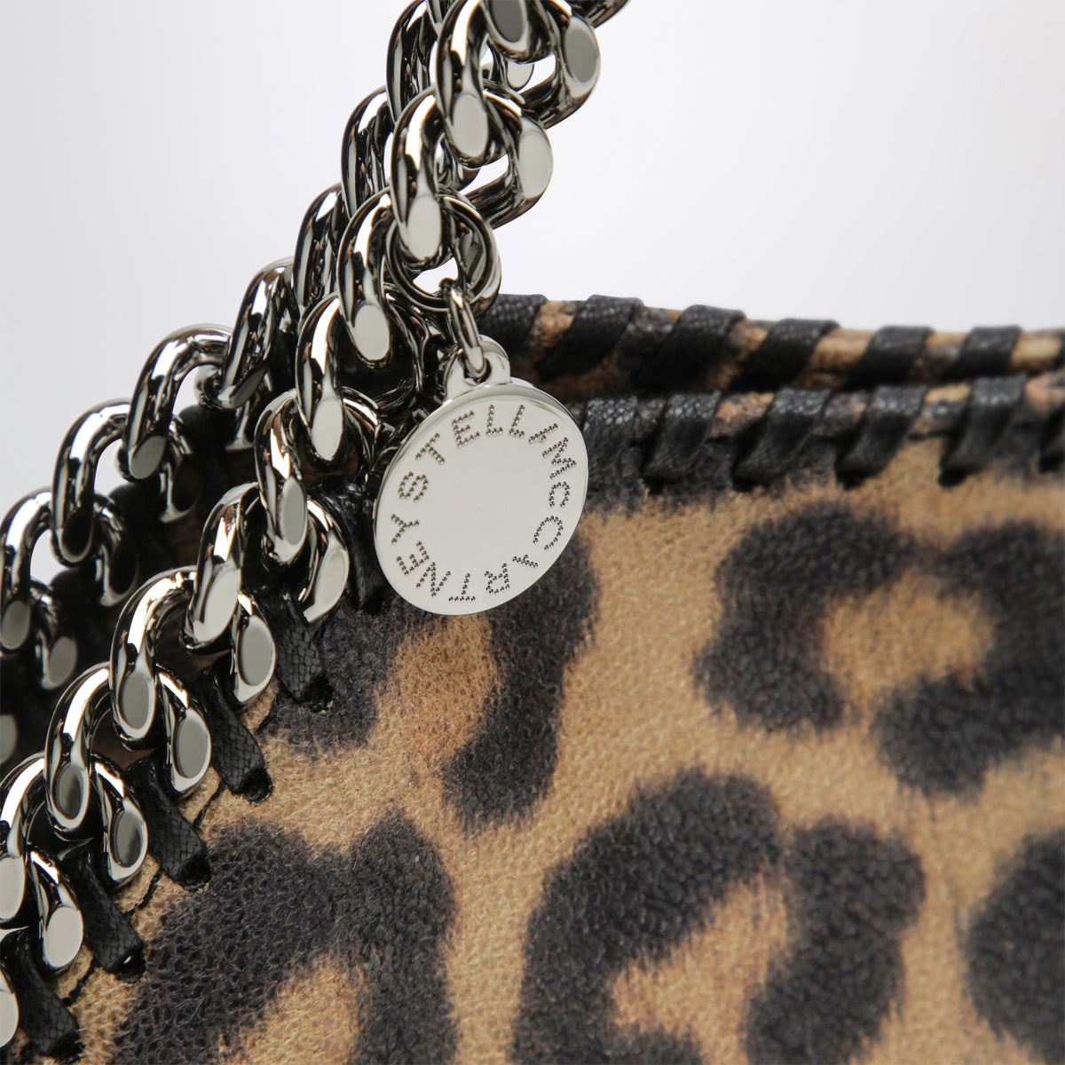 Borsa mini Falabella motivo leopardato