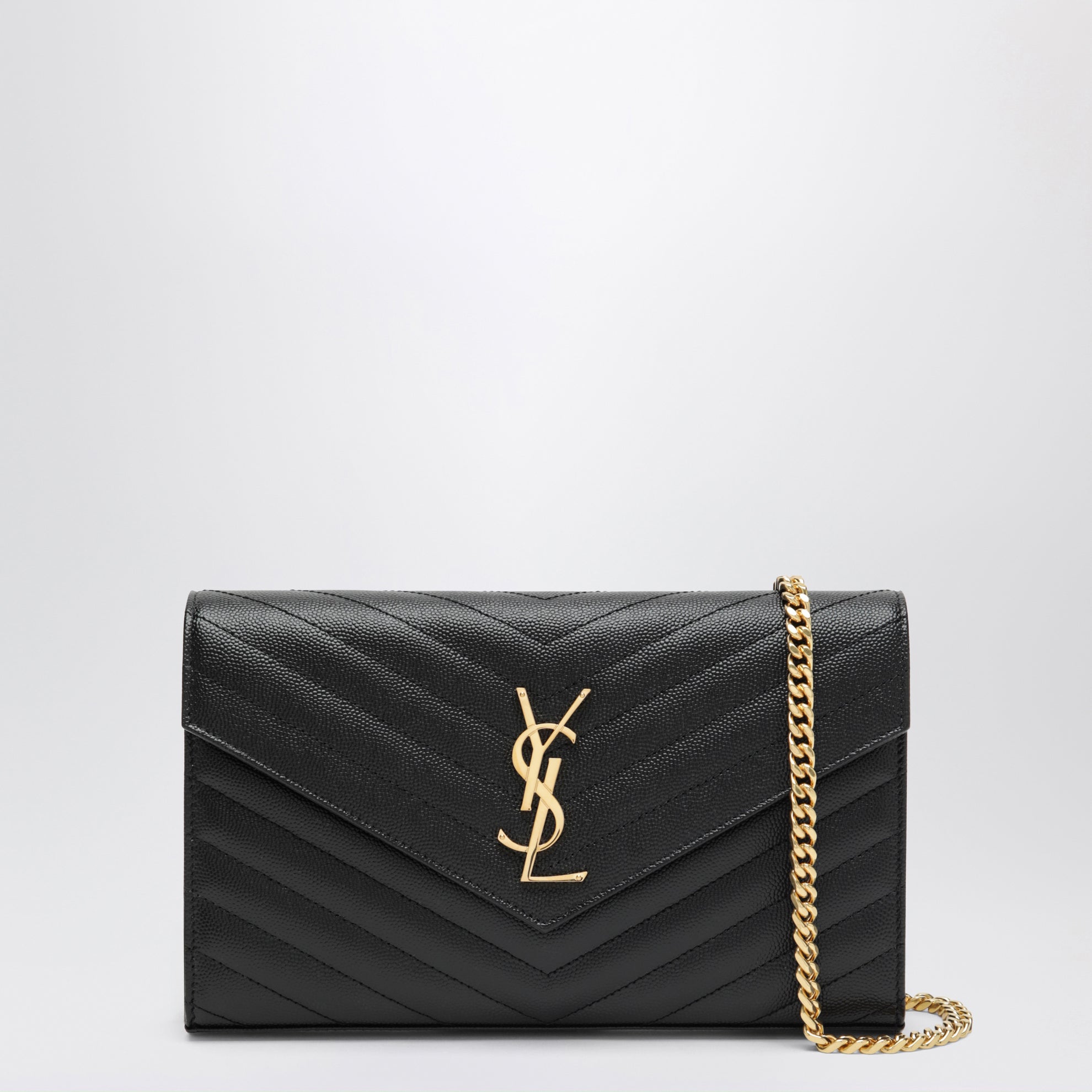 Black Cassandre chain pouch
