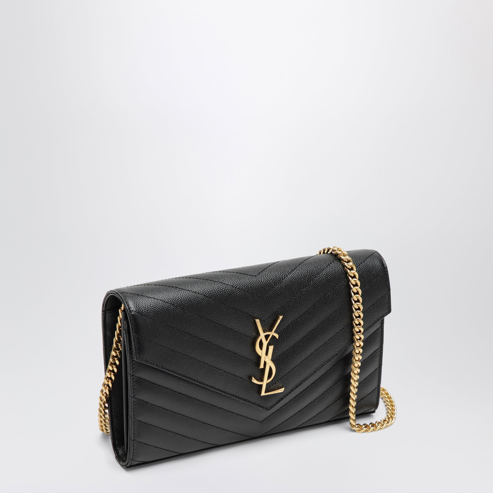 Black Cassandre chain pouch