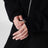 Black Xtra Cute zip-up cardigan in cashmere