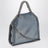 Micro Falabella Tote Bag in Metallic-Denim