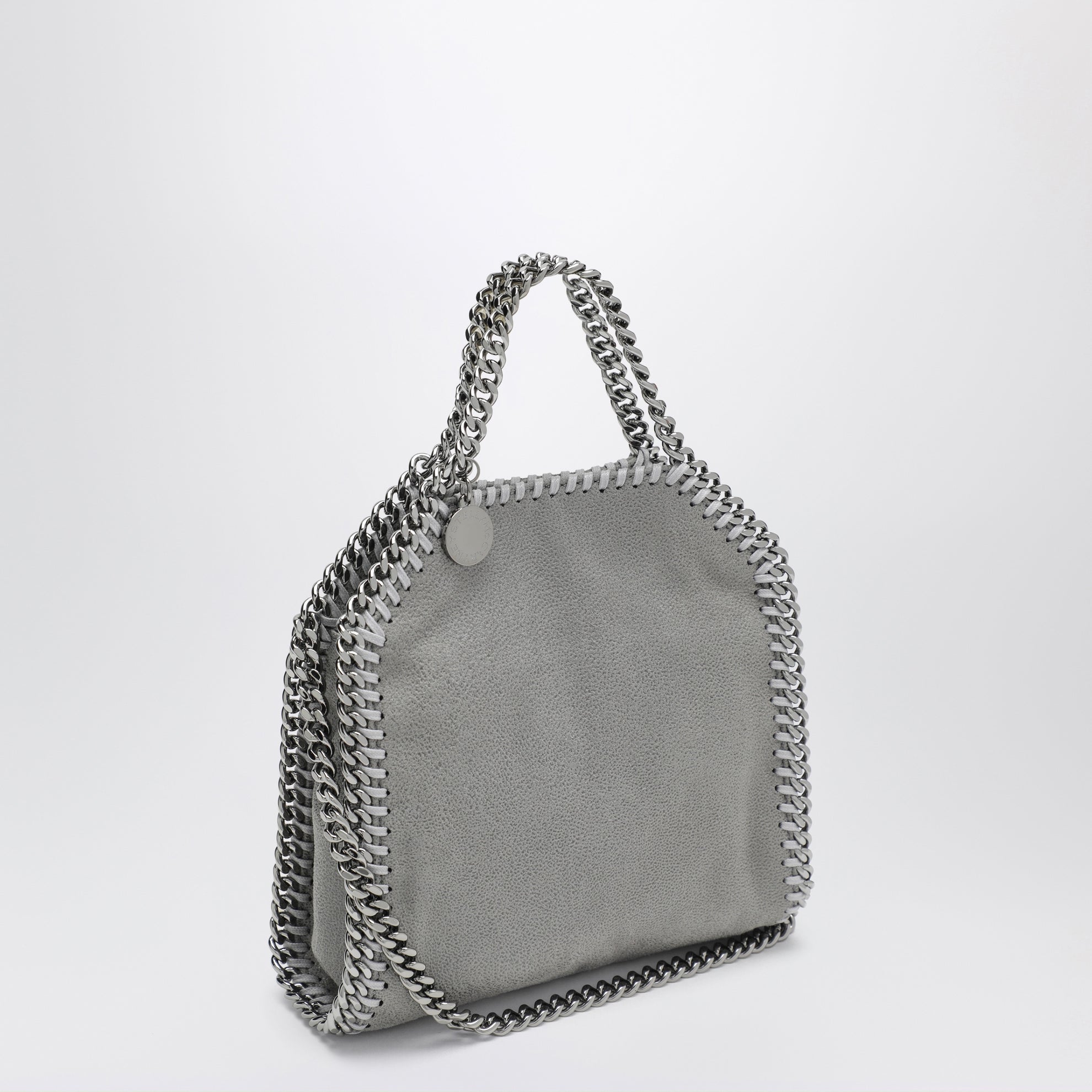 Borsa Tote micro Falabella grigia chiara