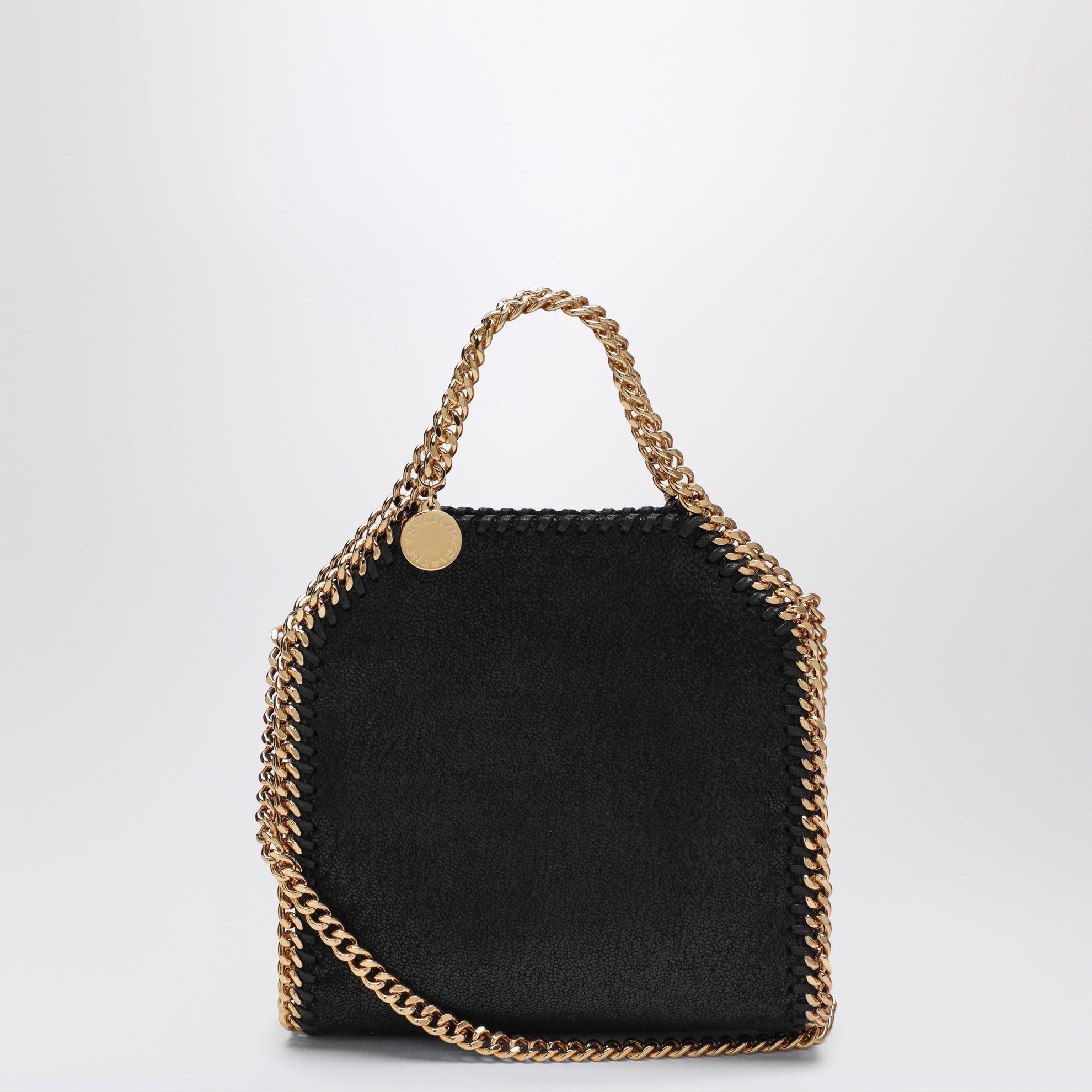 Schwarze micro Tasche Falabella