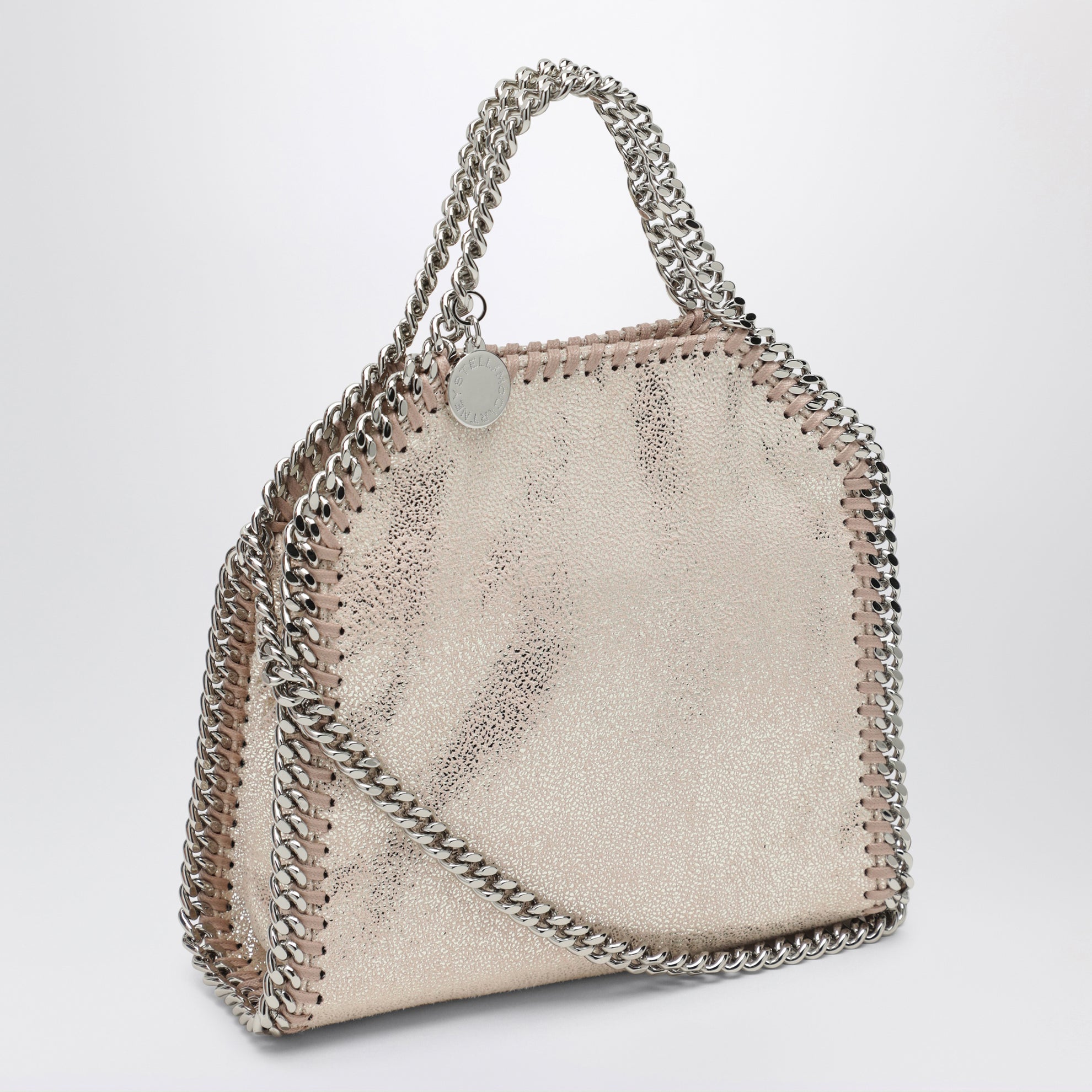 Micro Falabella Tote Bag in Hellrosa