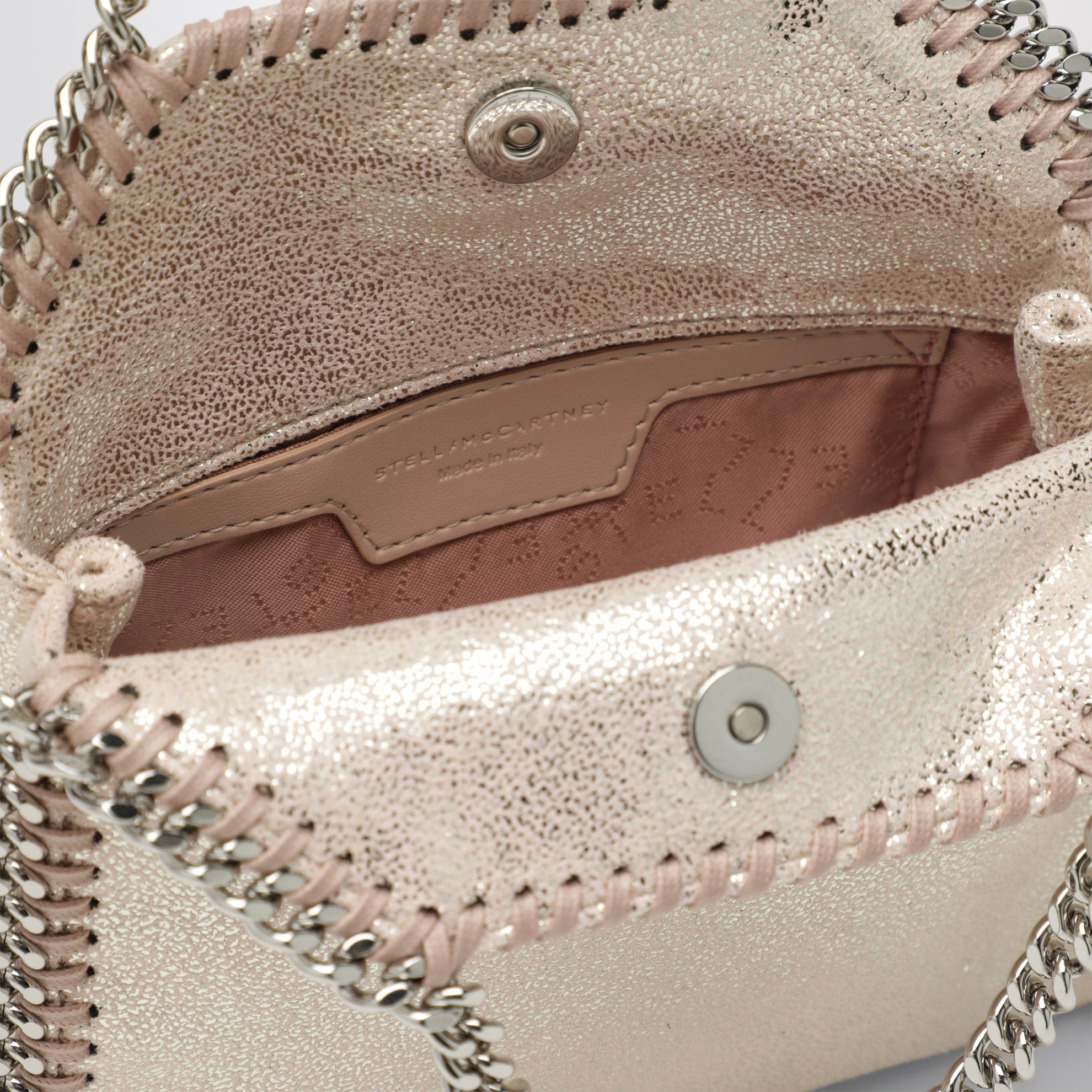 Micro Falabella Tote Bag in Hellrosa