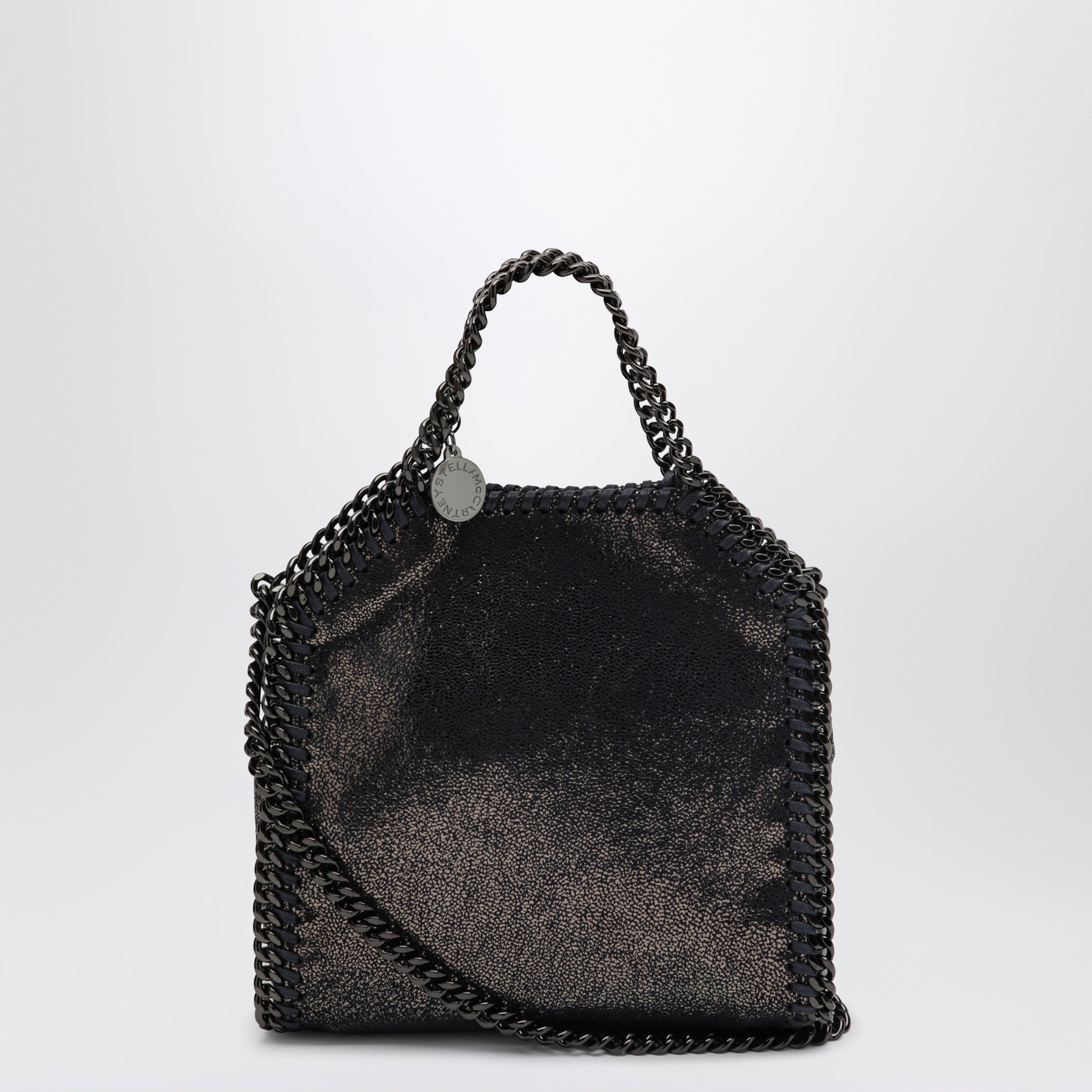 Micro Falabella Tote Bag in Dunkelmarineblau