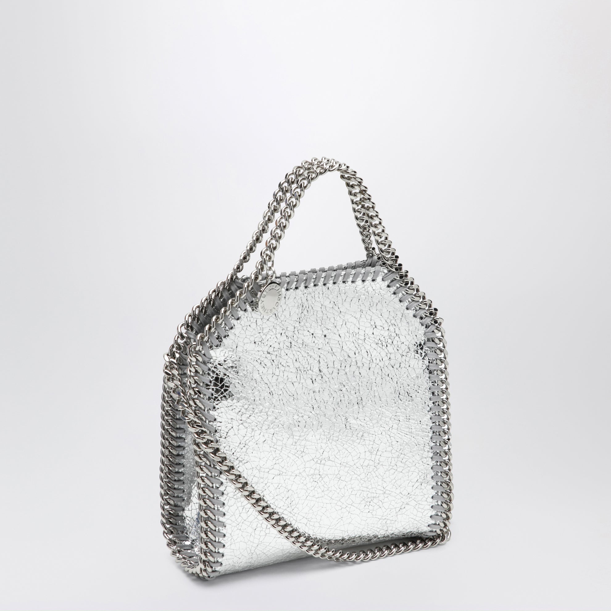 Sac cabas micro Falabella argent