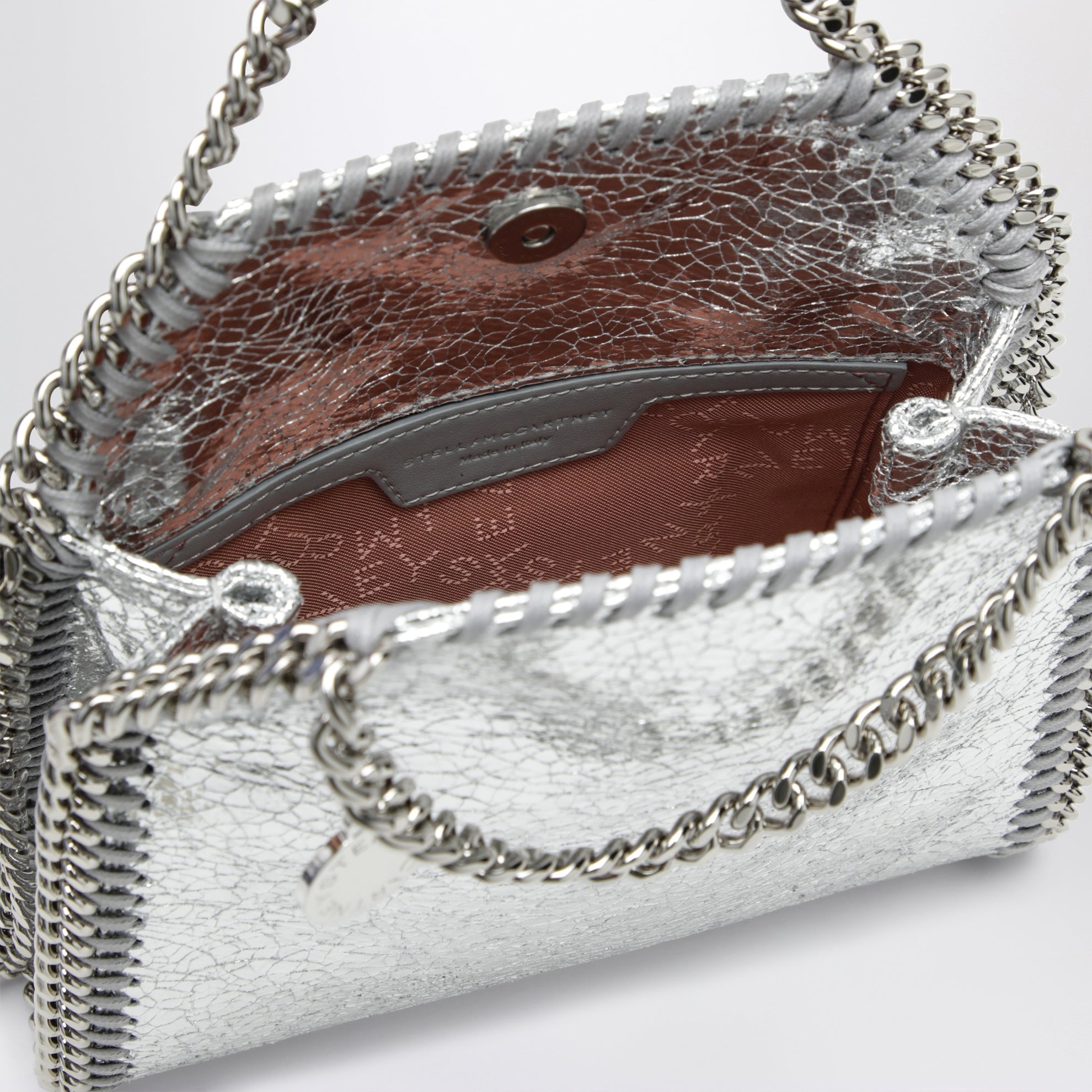 Sac cabas micro Falabella argent