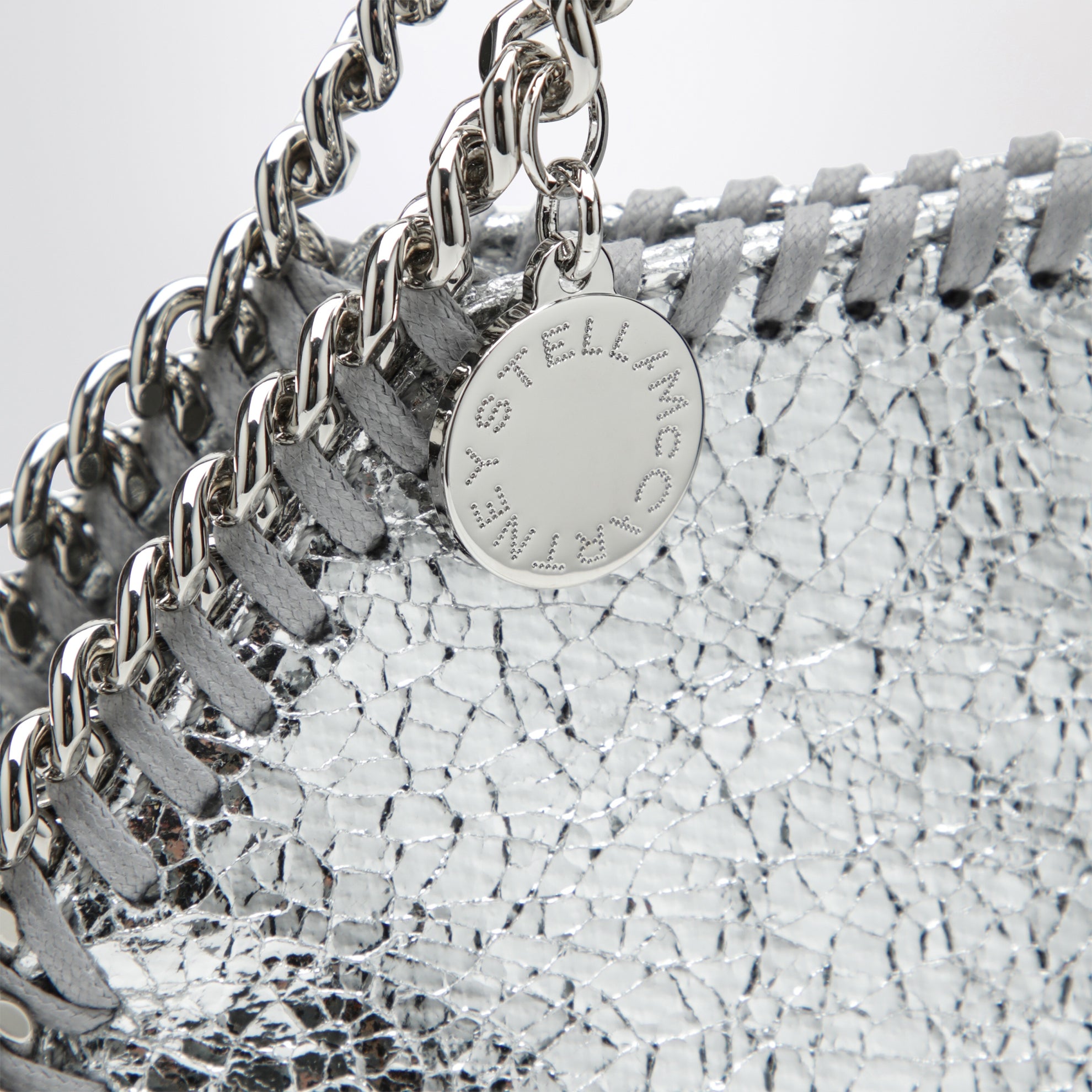 Sac cabas micro Falabella argent