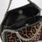 Borsa tote micro Falabella leopardata in velluto