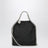 Falabella mini tote bag in black crystal mesh
