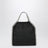 Falabella mini tote bag in black crystal mesh