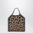 Micro sac tote Falabella à motif léopard