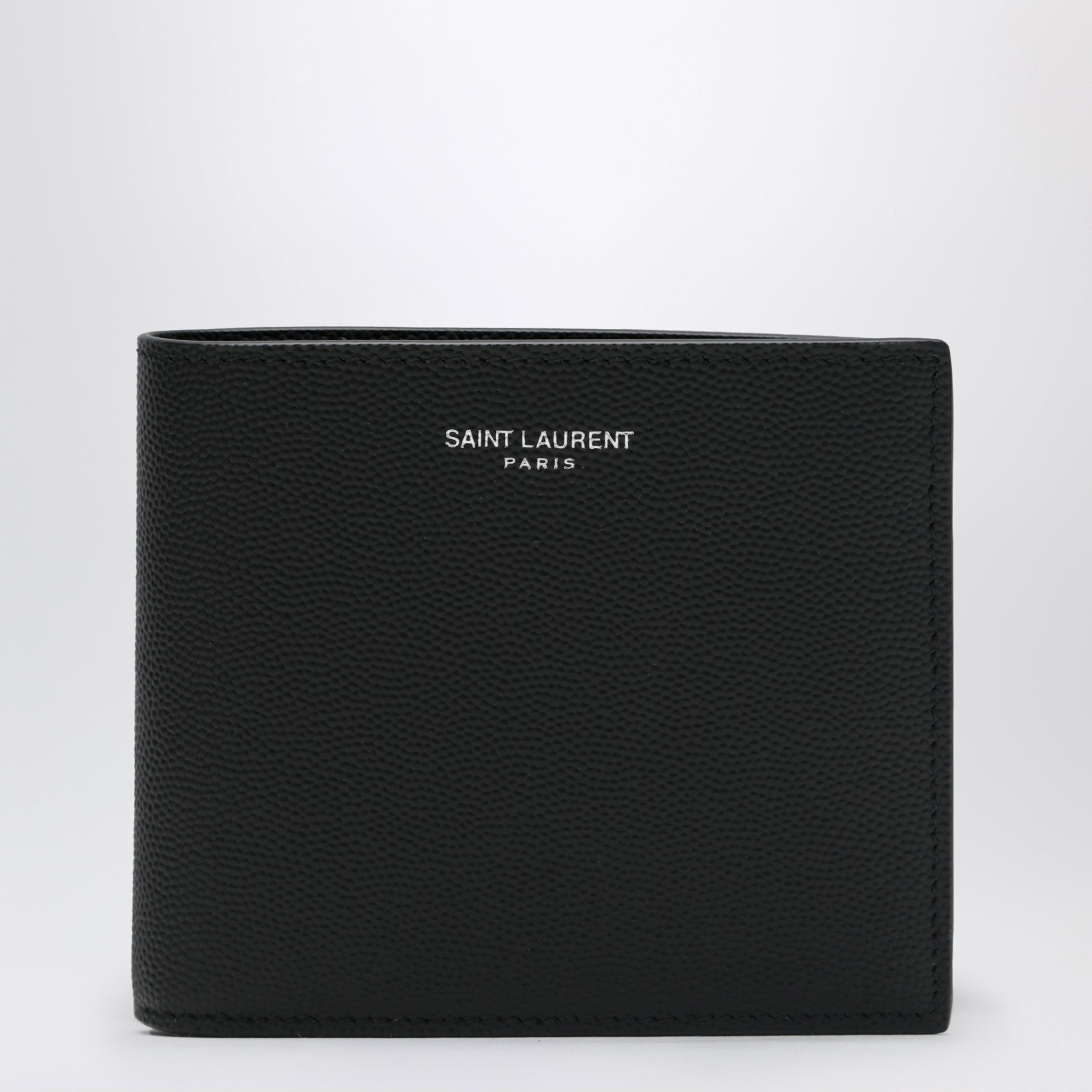 Black East/West wallet in grain de poudre leather