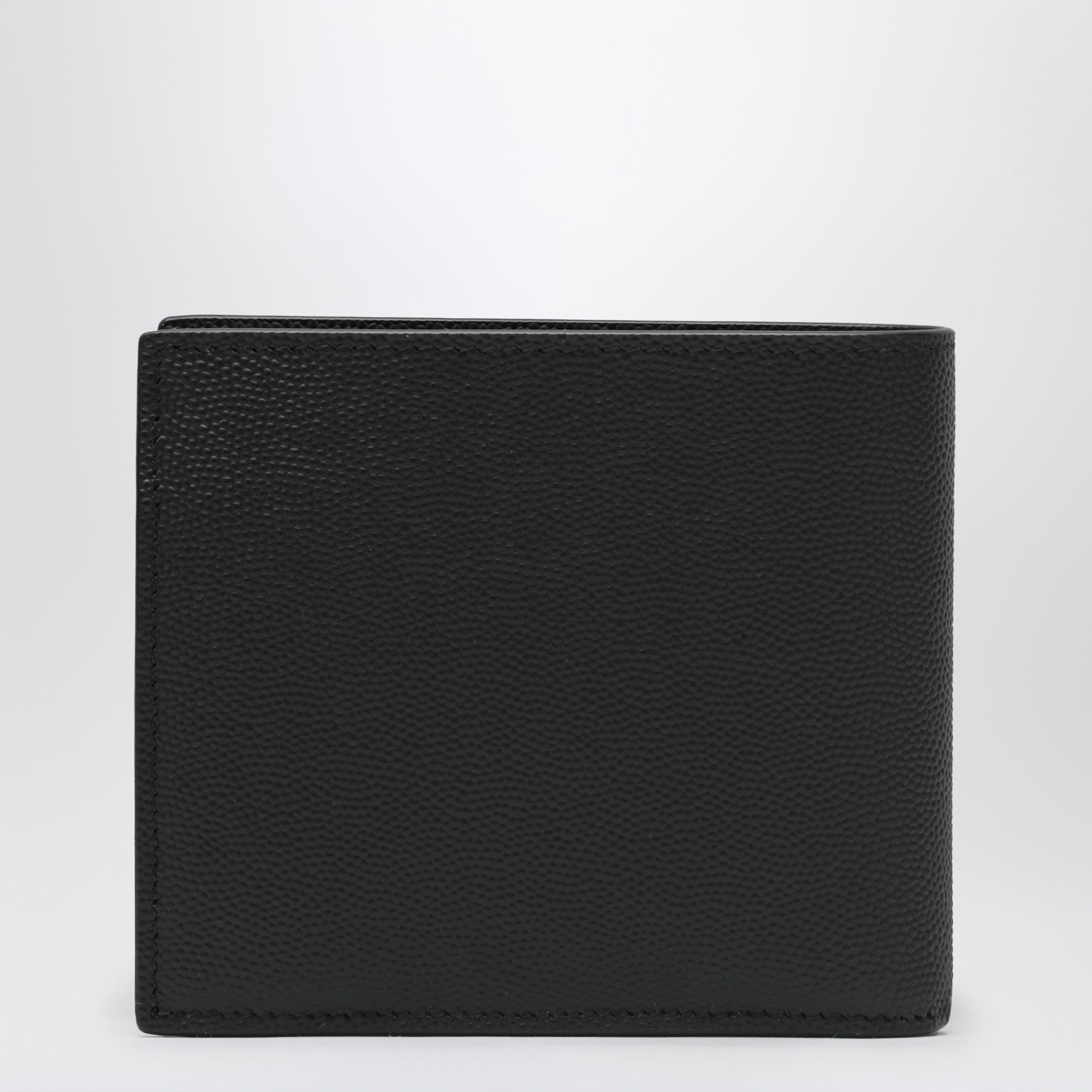 Black East/West wallet in grain de poudre leather