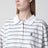 Polo à manches courtes à rayures blanc et bleu royal