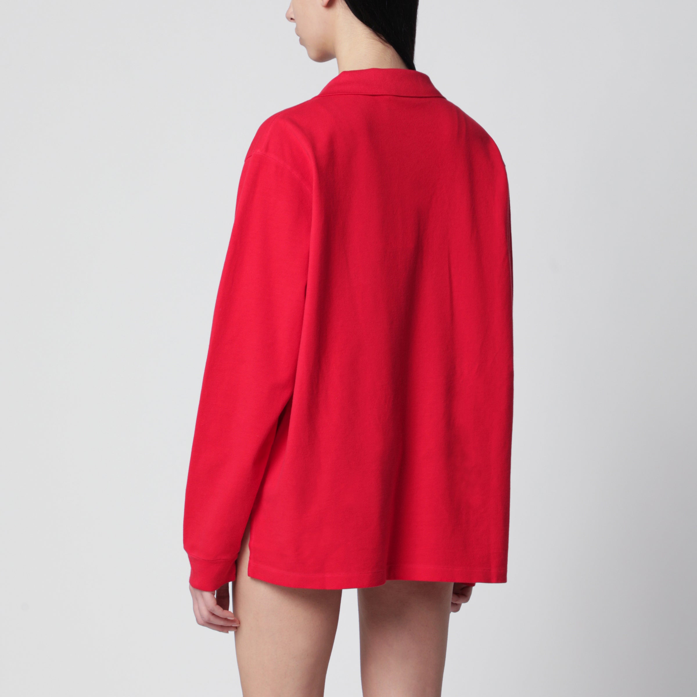 Prada Red cotton piqué polo | TheDoubleF