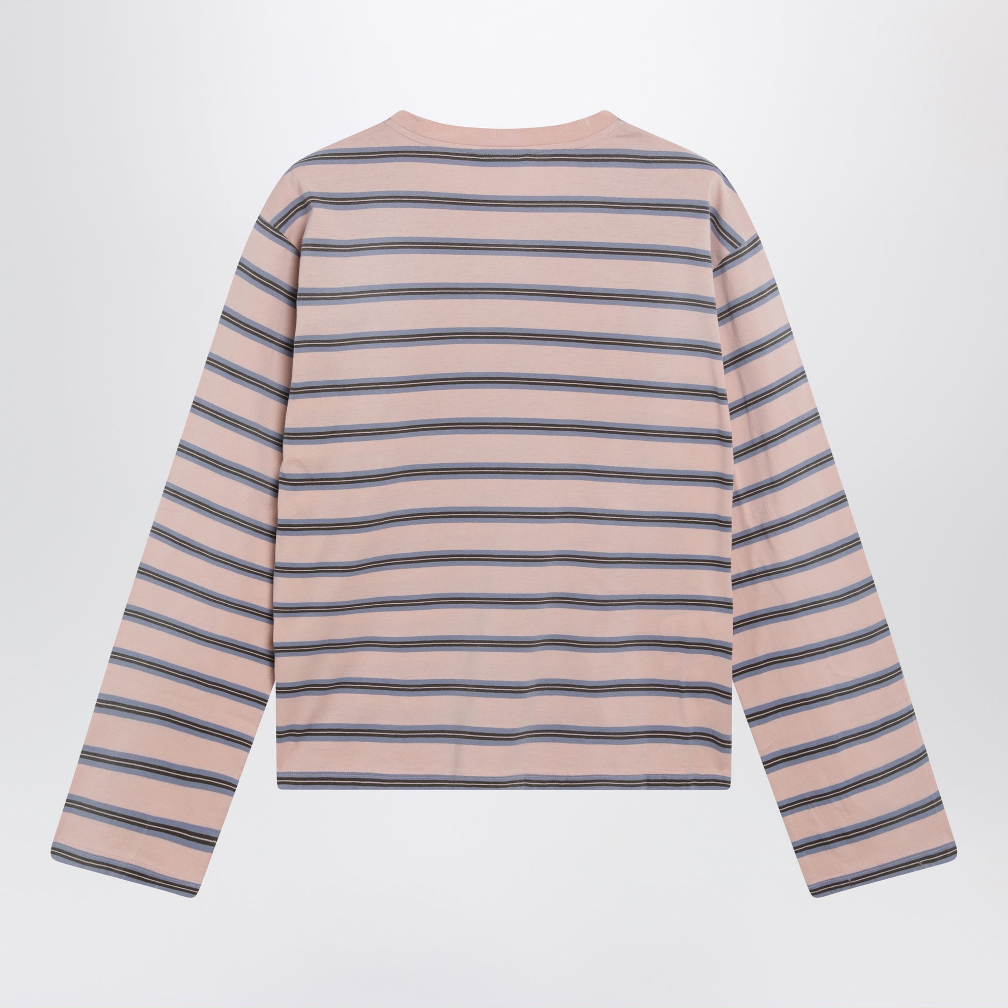 T-shirt pêche à rayures effet vintage